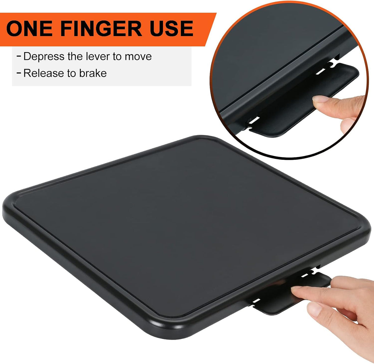 Kitchen Caddy Sliding Tray, Appliance Coffee Maker Slider Large Rolling Tray Under Cabinet Countertop Storage Moving Sliders for Stand Mixer Air Fryer Toaster Blender with Wheels -13.8'' W × 11.7''D