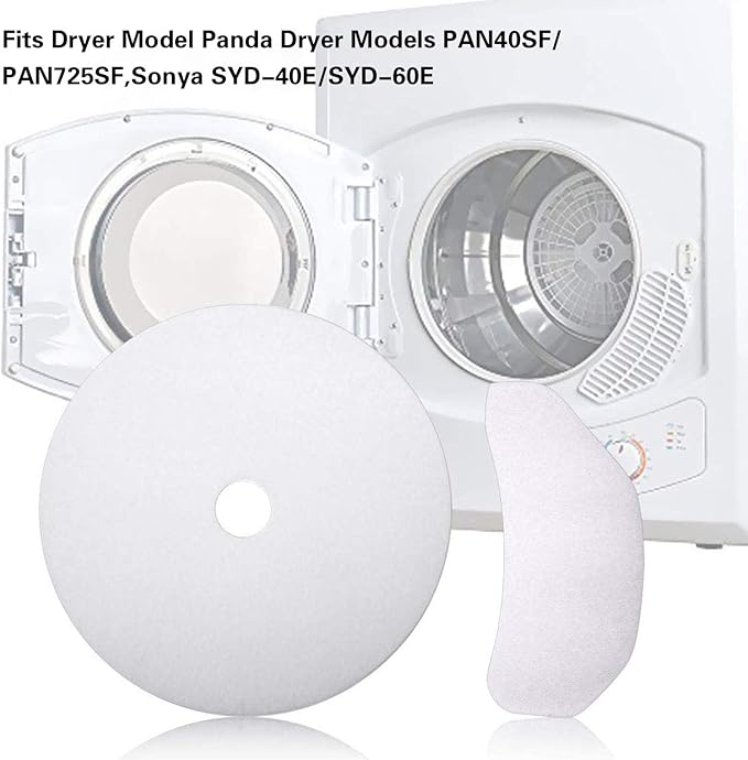 Imncya 25 Pcs Compatible Cloth Dryer Filter Set, Cloth Dryer Replacement