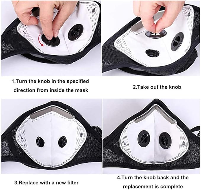 NBDIB 4 Pack Adjustable Reusable Face Protection