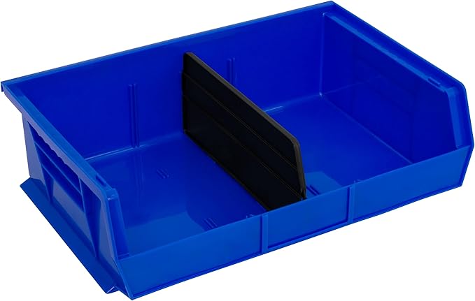 Akro-Mils 30255 AkroBins Plastic Storage Bins, Space-Saving Stackable Bins