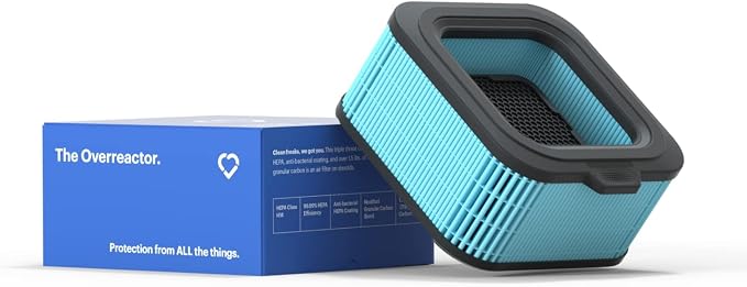 Mila Air Authentic Overreactor H14 HEPA Home Replacement Filter, Genuine Mila