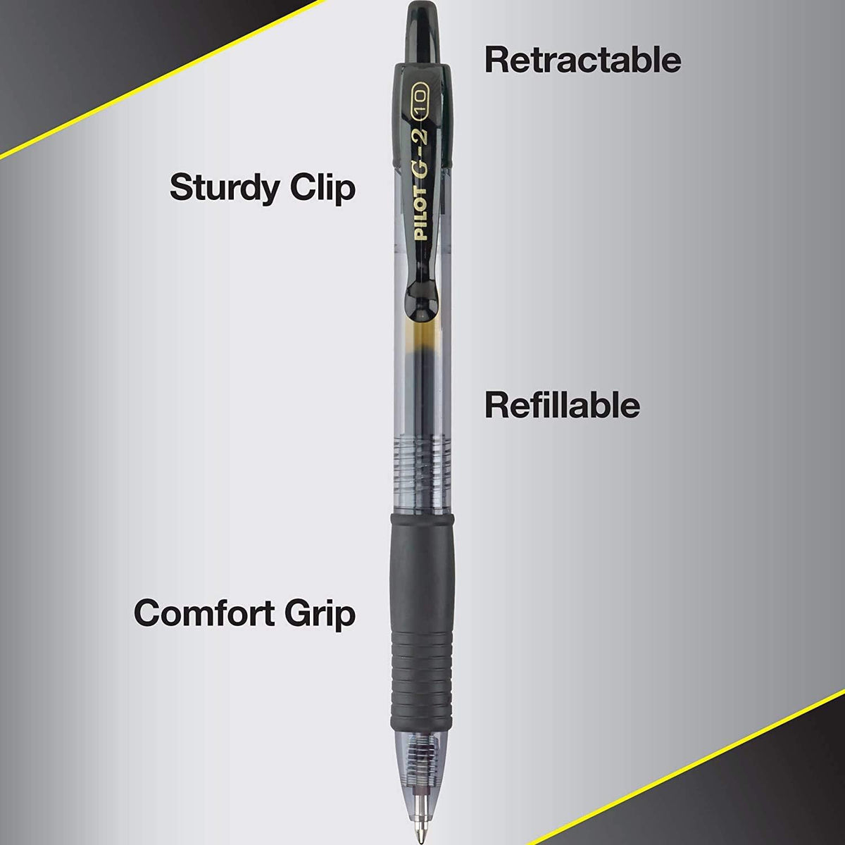 PILOT G2 Premium Gel Pens, Bold Point 1.0mm, Assorted Inks, Tub of 36
