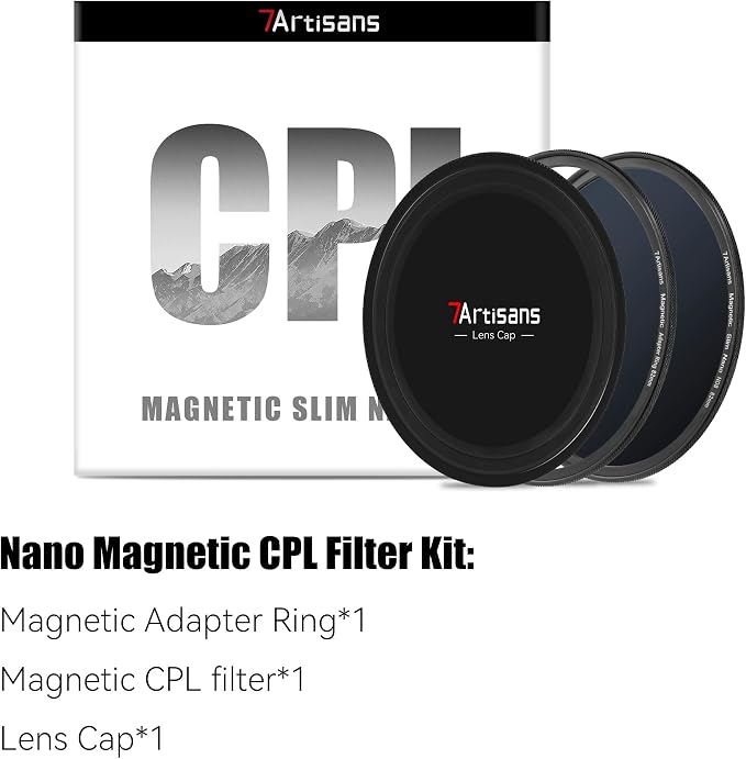 7artisans Nano Magnetic Filter UV Filter ND Light Reduction Filter/CPL