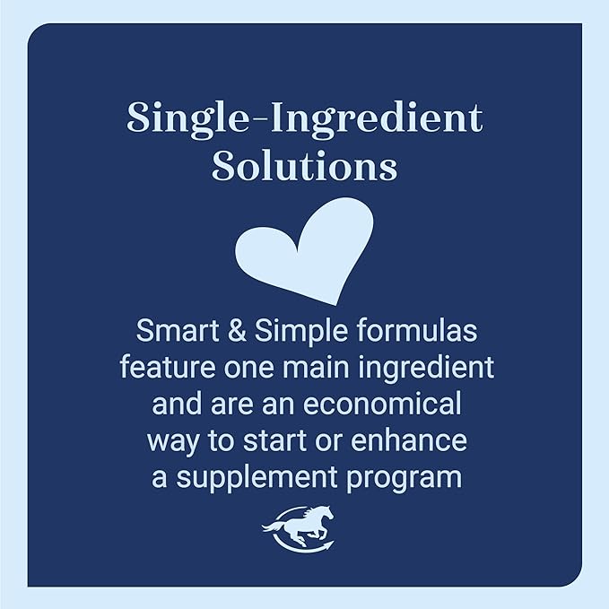 Smart & Simple Spirulina Pellets for Horses | Immune Support, Respiratory Supplement for Horses | Convenient and Tasty Apple Banana Flavor | 56 Servings | 3.7 lb Bag
