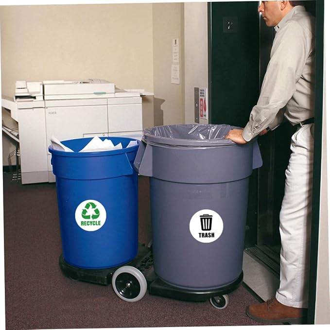 Garbage Classification Labels Self-Adhesive Bin Stickers
