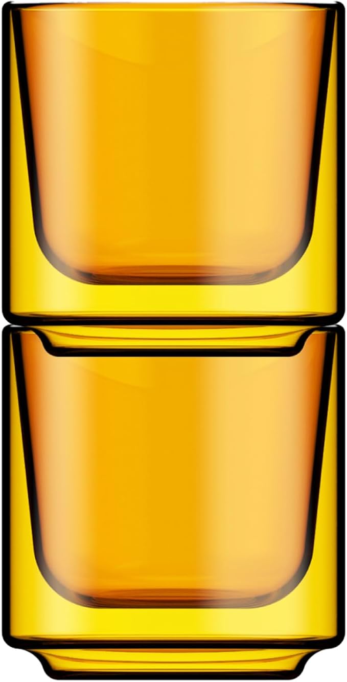 Terra Kaffe Marigold Picco Espresso Glasses - 3 oz
