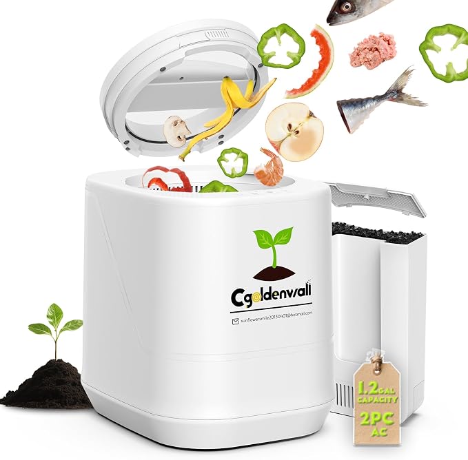 Electric Composter for Kitchen, Large Smart Compost Bin