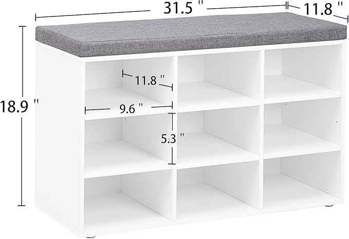 DINZI LVJ Shoe Storage Bench