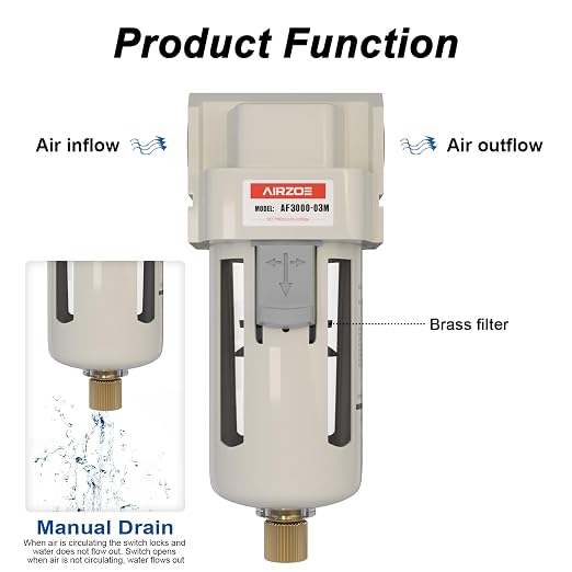 AIRZOE 3/8" NPT Air Dryer for Compressor