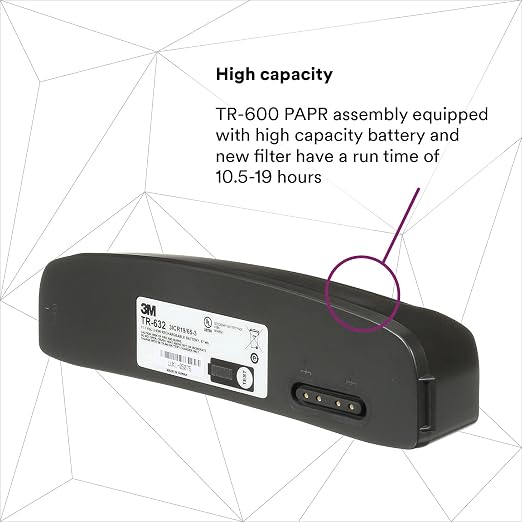 3M PAPR, Versaflo High Capacity Battery TR-632,