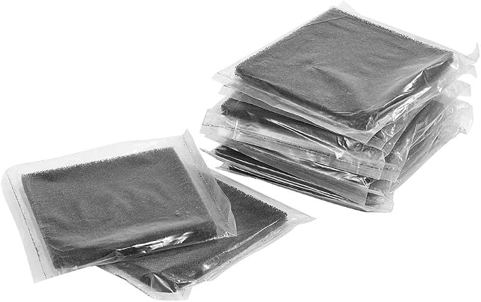 10pcs Activated Carbon Filter 13cm x 13cm Efficient Fume Extractor
