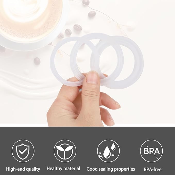 2Pcs Filter with 3Pcs Silicone Gasket Seals