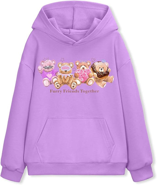 WELAKEN Sweatshirts for Girls Toddler & Kids II Little Girl's Pullover Tops Sweaters & Hoodies