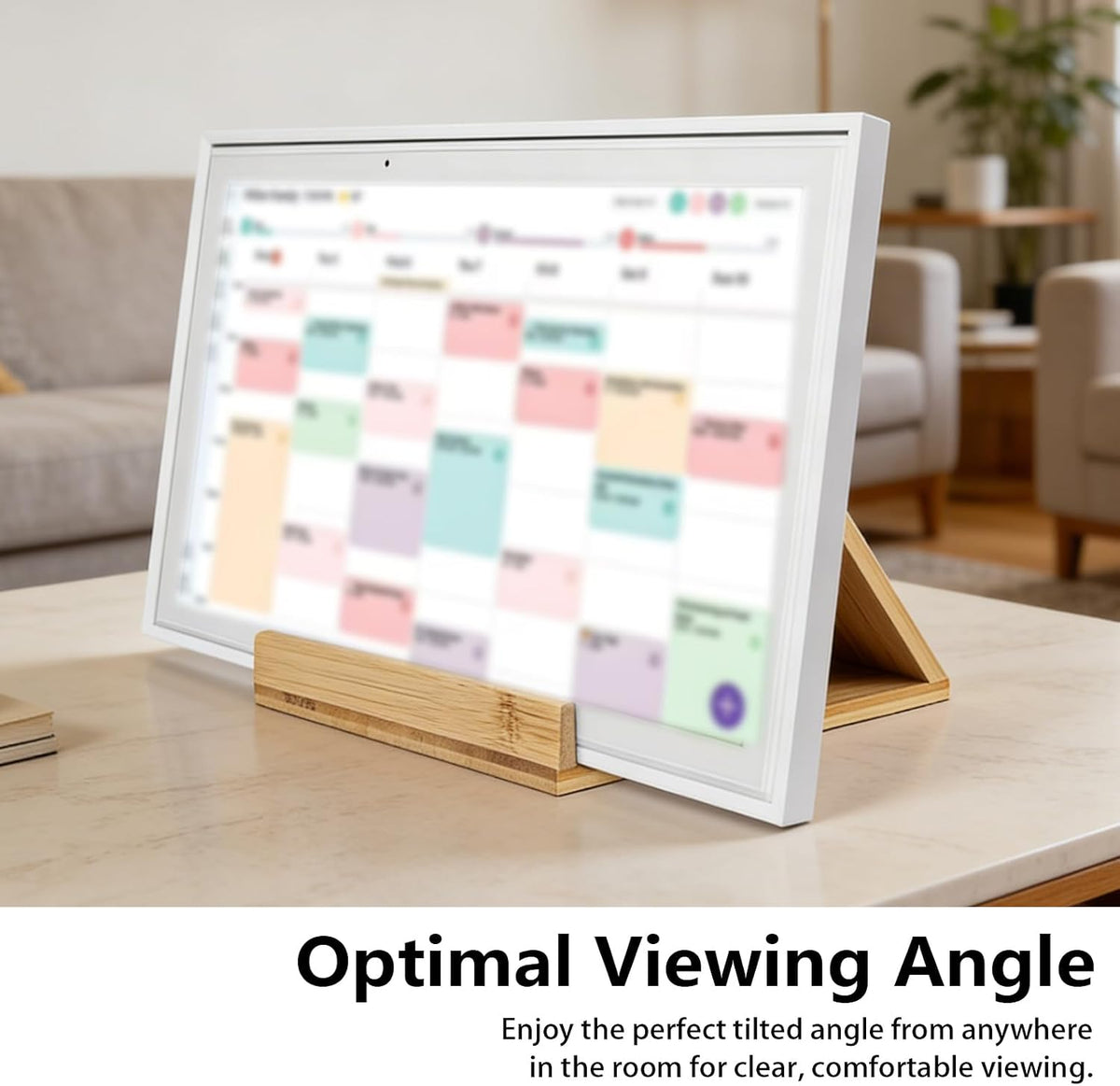 Digital Calendar Stand Compatible with Skylight Calendar 15Inch/Max 27 Inch