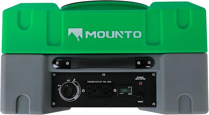 MOUNTO 550cfm Hepa Air Scrubber Industrial Air Cleaner- 550cfm Portable Air