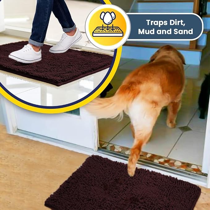 Muddy Mat® | Super Water Absorbent Door Mat Indoor, Microfiber Quick Dry