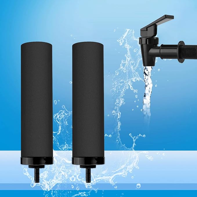 Huining 4PCS Black Filters for Purification Unit Filter Replacement Household
