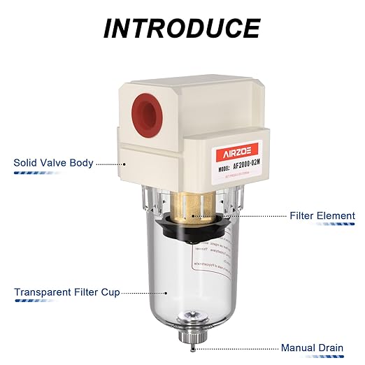 AIRZOE 1/4" NPT Air Dryer for Compressor