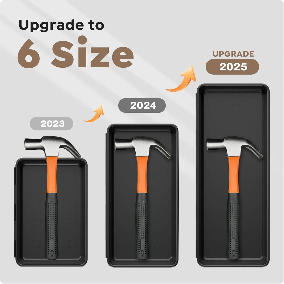 A-LuGei 【𝟲 𝗦𝗜𝗭𝗘】 Tool Box Organizer Tray Set Drawer Organizer Divider