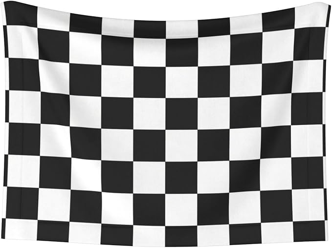 Double Sided Plush Pet Blanket with Cozy Dot Texture and Smooth Reverse, Checkered Race Waving Flag, Reversible Throw for Dogs Cats on Couches Beds Crates