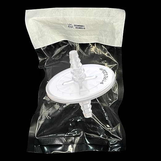 Air Venting Filter Sterile PTFE Hydrophobic Filter Disc 50mm 0.22μm