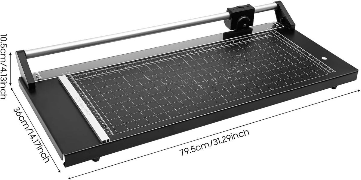 14-48Inch Hob Precision Rolling Cutter Rotary Photo Paper Rolling Cutter Trimmer Sharp Blade (24inch)