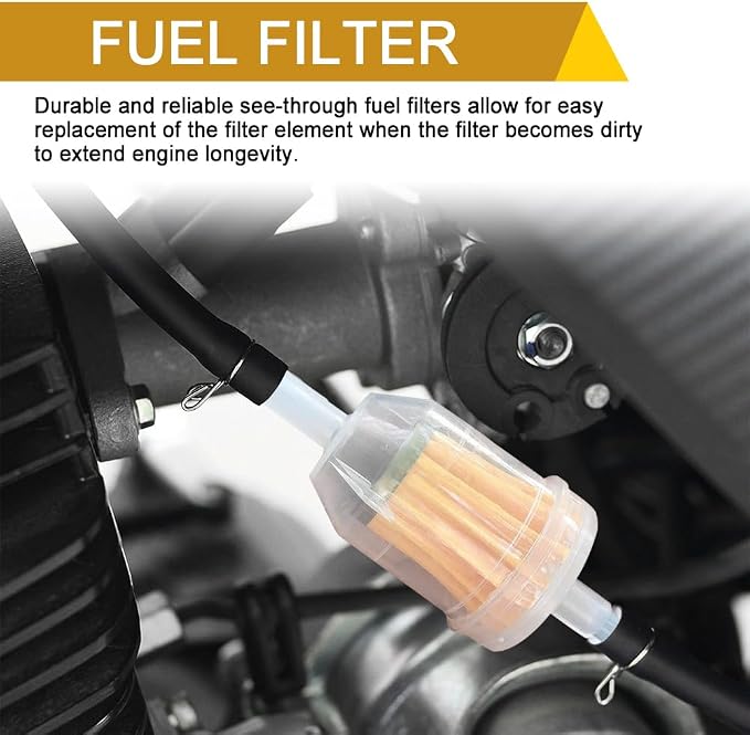 2PCS Gas Inline Fuel Filters