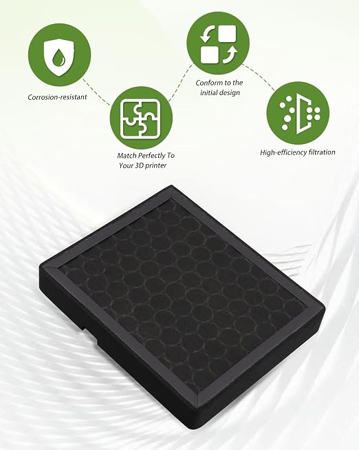 2Pcs Activated Carbon H2D H2S Air Filter Fit