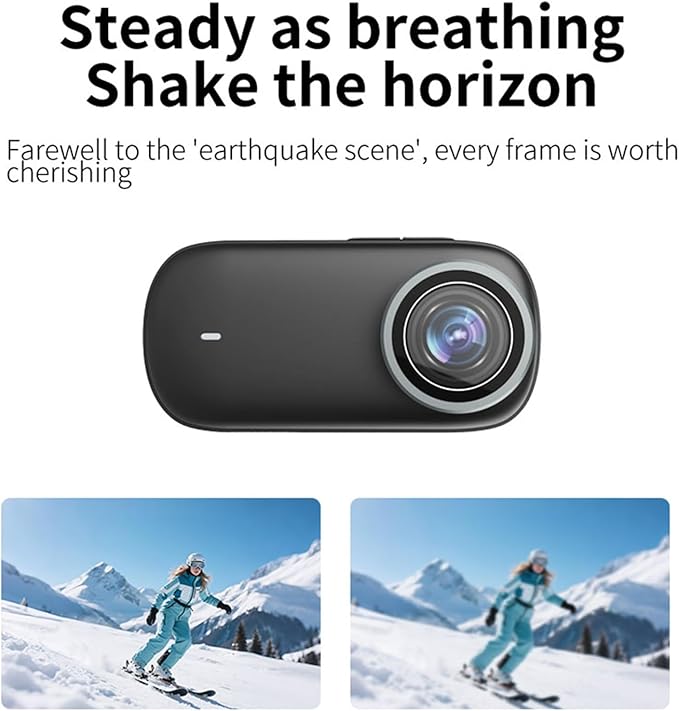Wearable Camera, 4K Resolution 8MP WiFi Water Proof with Magnetic, for Pet Lovers Sports Travel Diving Fishing Surfing