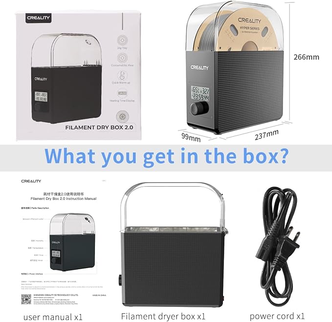 2025 New Creality Official Filament Dryer Box 2.0