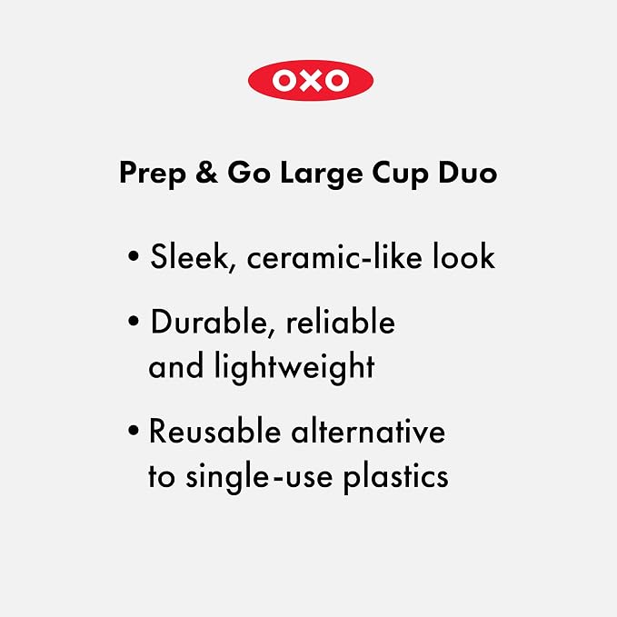 OXO Good Grips Prep & Go Large Cup Duo