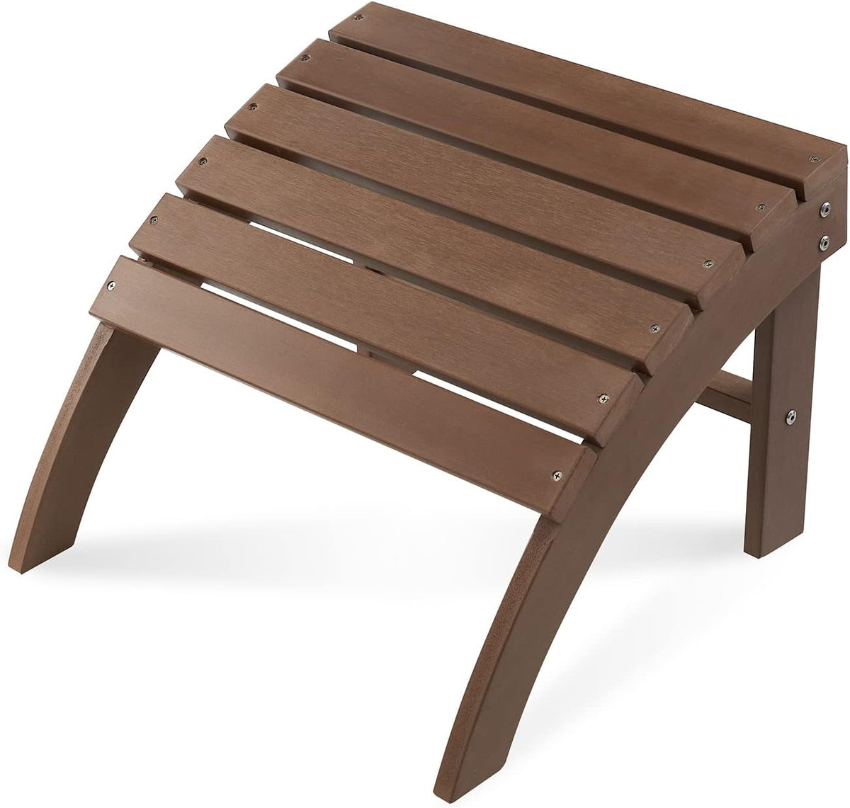Psilvam Adirondack Ottomans, Adirondack Chair Footrest, Brown