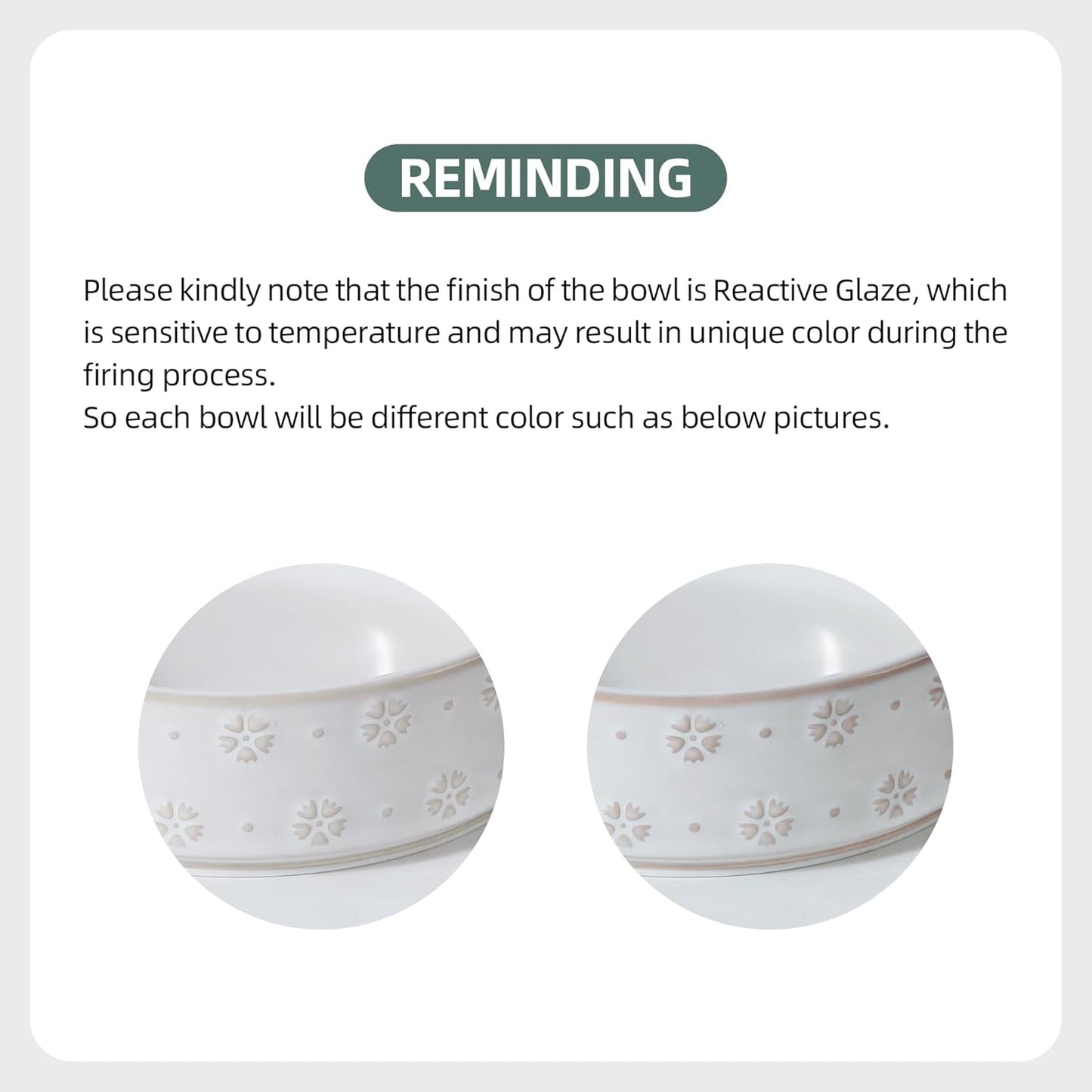 8.2inch Ceramic Dog Bowl, Food and Water Bowl for Large Breed Dog, Pet Bowl for Replacement (Single Bowl, Arctic White)