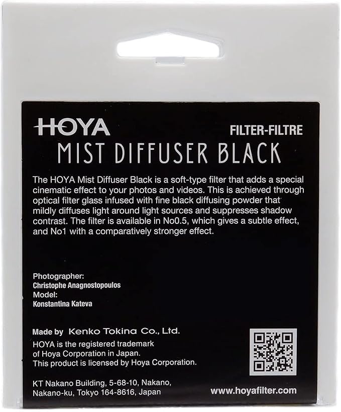 Hoya 67mm Mist Filter Black Diffuser No. 0.5