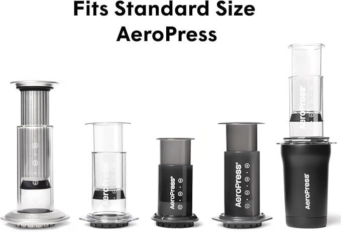 AeroPress Coffee Maker White Paper Micro-Filters, Compostable Coffee Filters