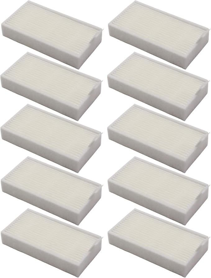 10pcs HEPA Filter for ILIFE Vacuum Cleaners, Replacement Filters for ILIFE V3