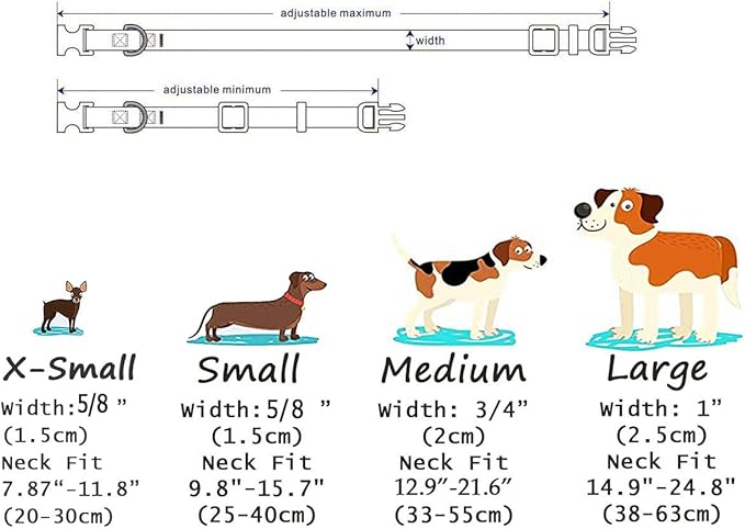 Dog Collar with Bohemia Floral Tribal Geometric Patterns - Soft Ethnic Style Collar Adjustable for Small Medium Large Dogs(Floral Purple,XS)