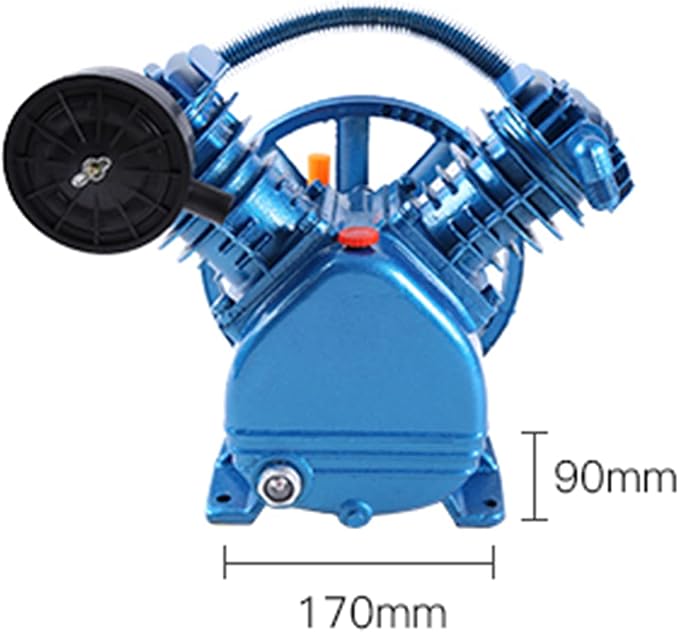 Air Compressor Pump Head 3Hp 175PSI 2-Cylinder Air Compressor Pump Pneumatic