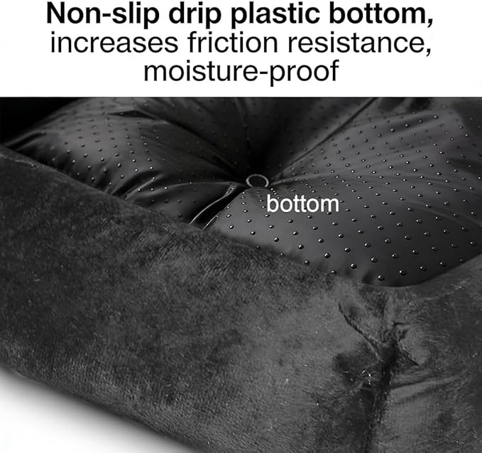 Dog Bed Medium Large Size Dogs Sleeping Mat Dog Orthopedic Foam with Bolster Washable Dogs Bed Sofa Pet Bed with Removable Cover