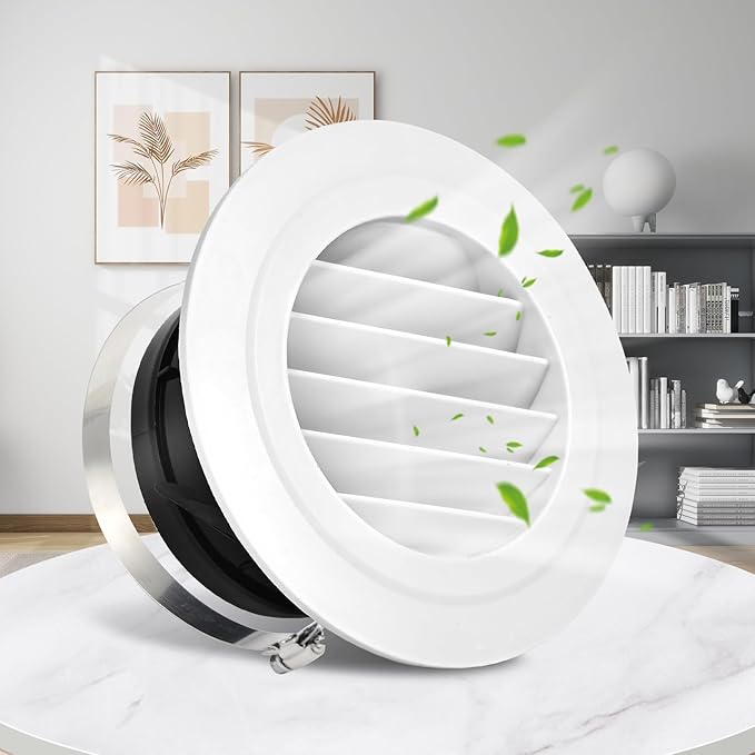 Soffit Vents 6 Inch, Round Exhaust Air Vent Cover