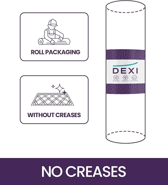 DEXI Hallway Runner Rug 2'4"x8', Non Slip Rubber Backed Runners Carpet