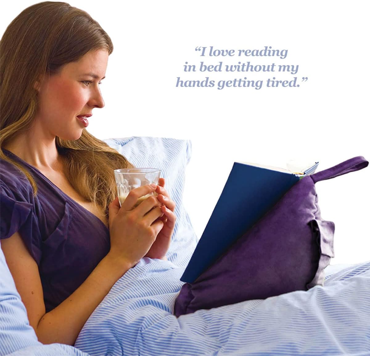 The Book Seat - The Most Comfortable Way to Read, Hands Free! - Navy
