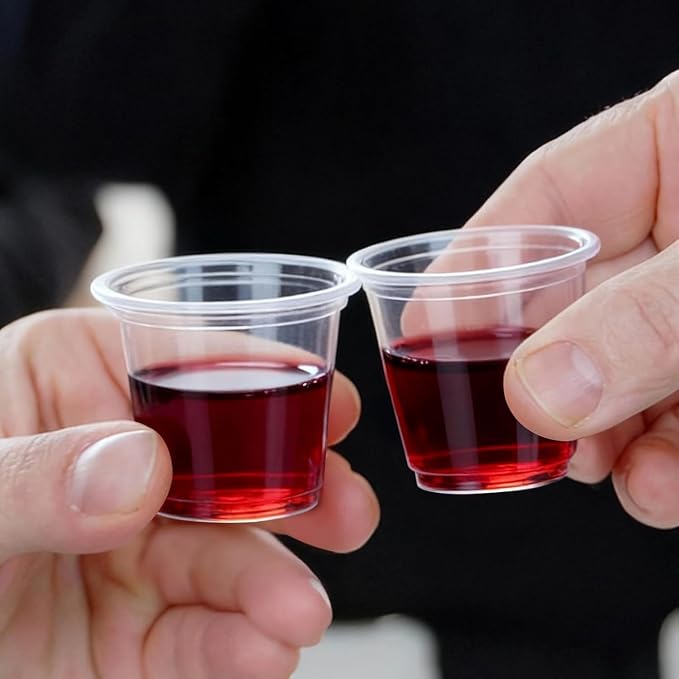 Lamosi 1000 Count 1 oz Plastic Shot Glasses Disposable, Jello Shot Cups |