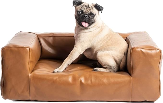 Leather Dog Bed - Pet Sofa (Small)