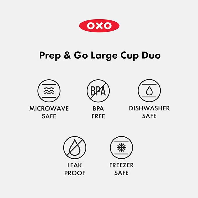 OXO Good Grips Prep & Go Large Cup Duo