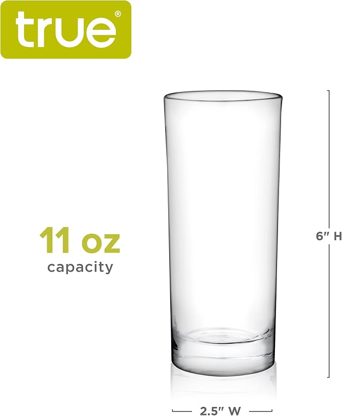 True Highball Glasses, Tall Glass Tumbler