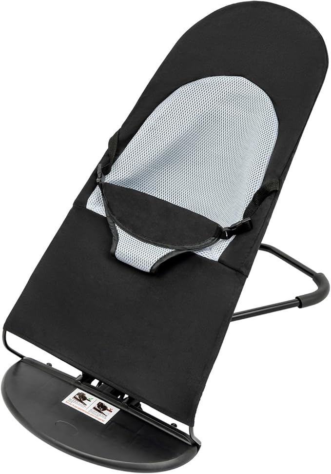 Pet Rocking Chair Small Dogs, Portable Foldable Rocker Bed 33lbs, Stainless Steel Breathable Mesh, Adjustable Height Outdoor Swing Bed 3.97lbs