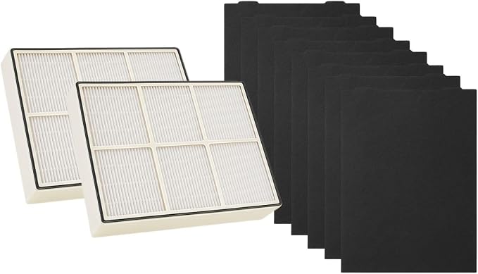 Nispira HEPA Filter with 4 Pre-Carbon Filters Compatible with Whirlpool