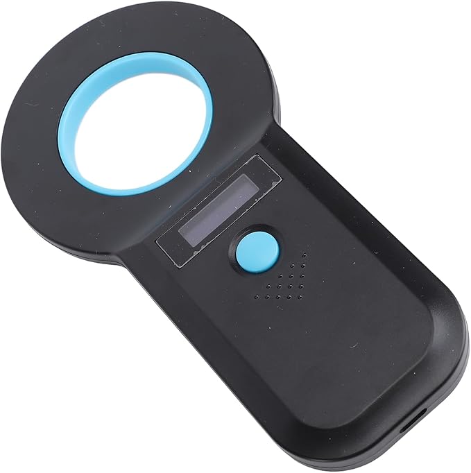 Zunate Portable Handheld Pet Microchip Scanner, Bluetooth & USBC Animal Chip Reader with 128 Data Storage, Supports EMID FDXB ISO11784/85, Fast <100ms Reading