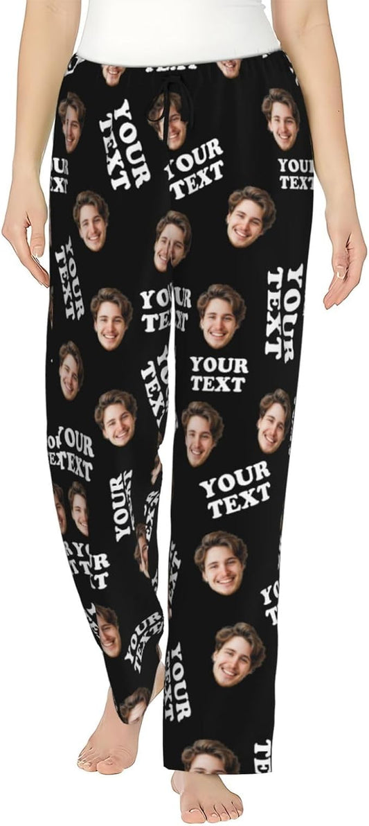 Personalized Pajama Pants For Men Women Custom Pajama Pants With Face Custom Face Pajamas Funny Customized Gifts